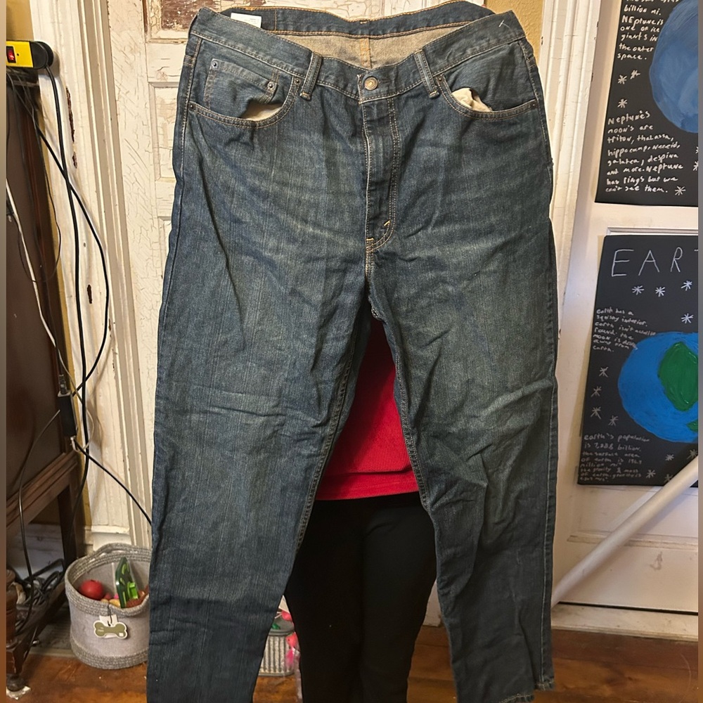 Levi's Relaxed Fit Dark Blue Jeans 550